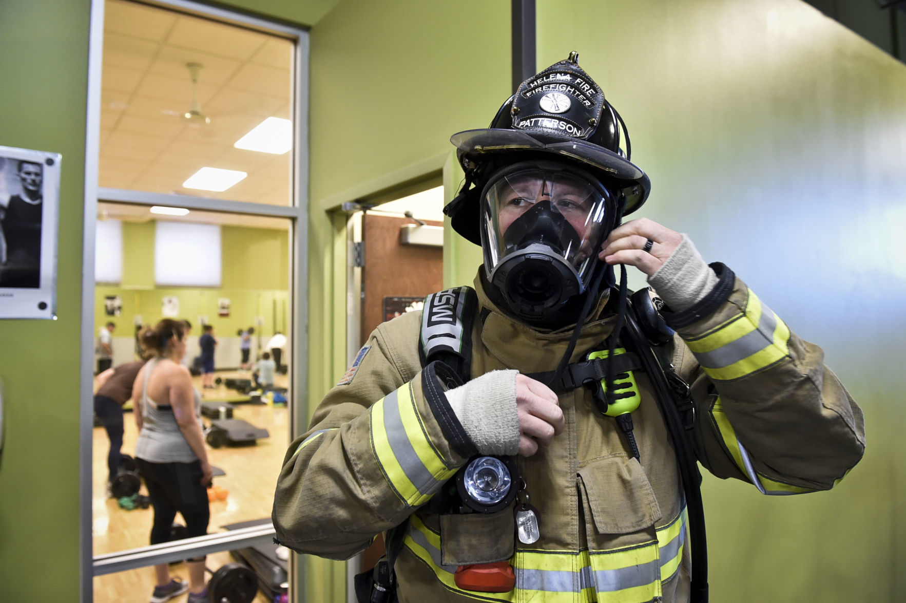 Helena firefighter Brad Patterson